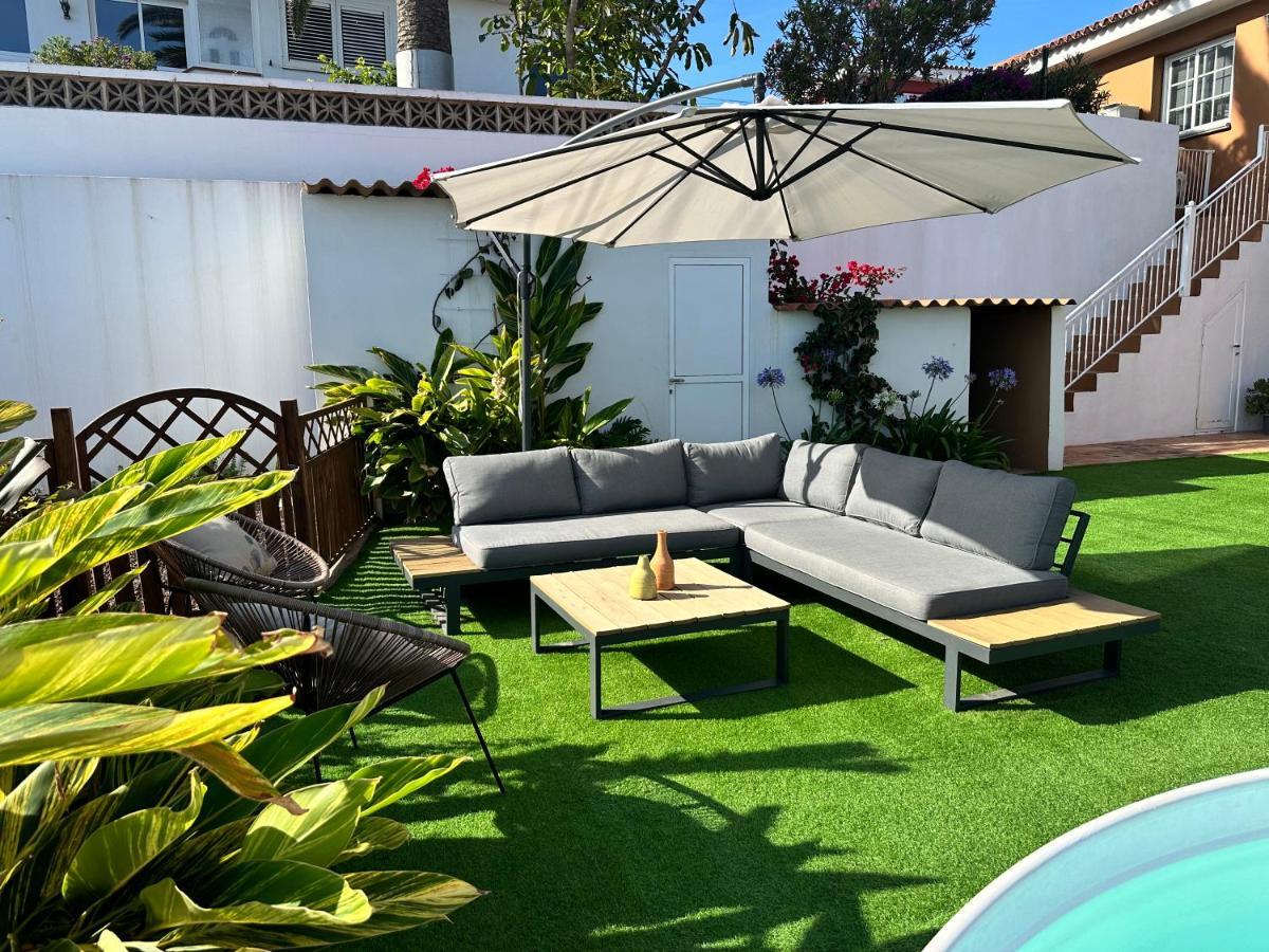 Puerto de la MaderaCasa Con Piscina Y Jardin Con Vistas Al Mar别墅 外观 照片